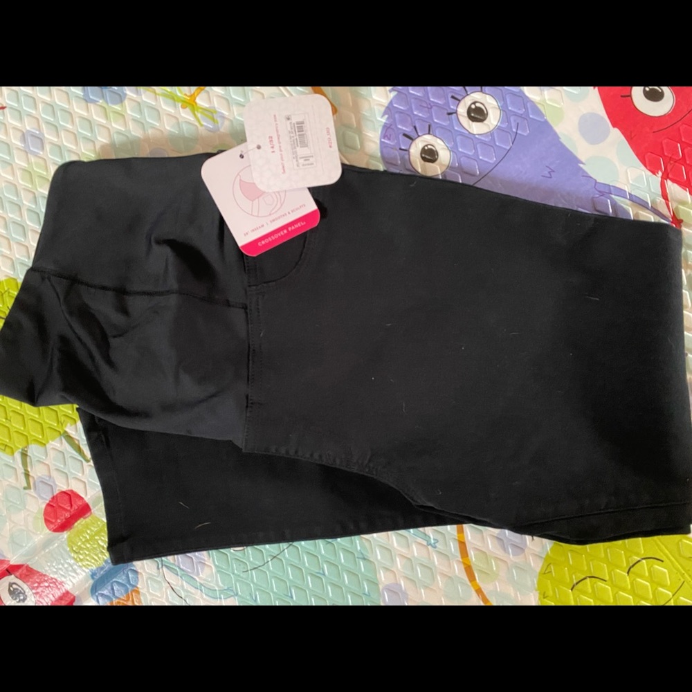 Full panel black jeans